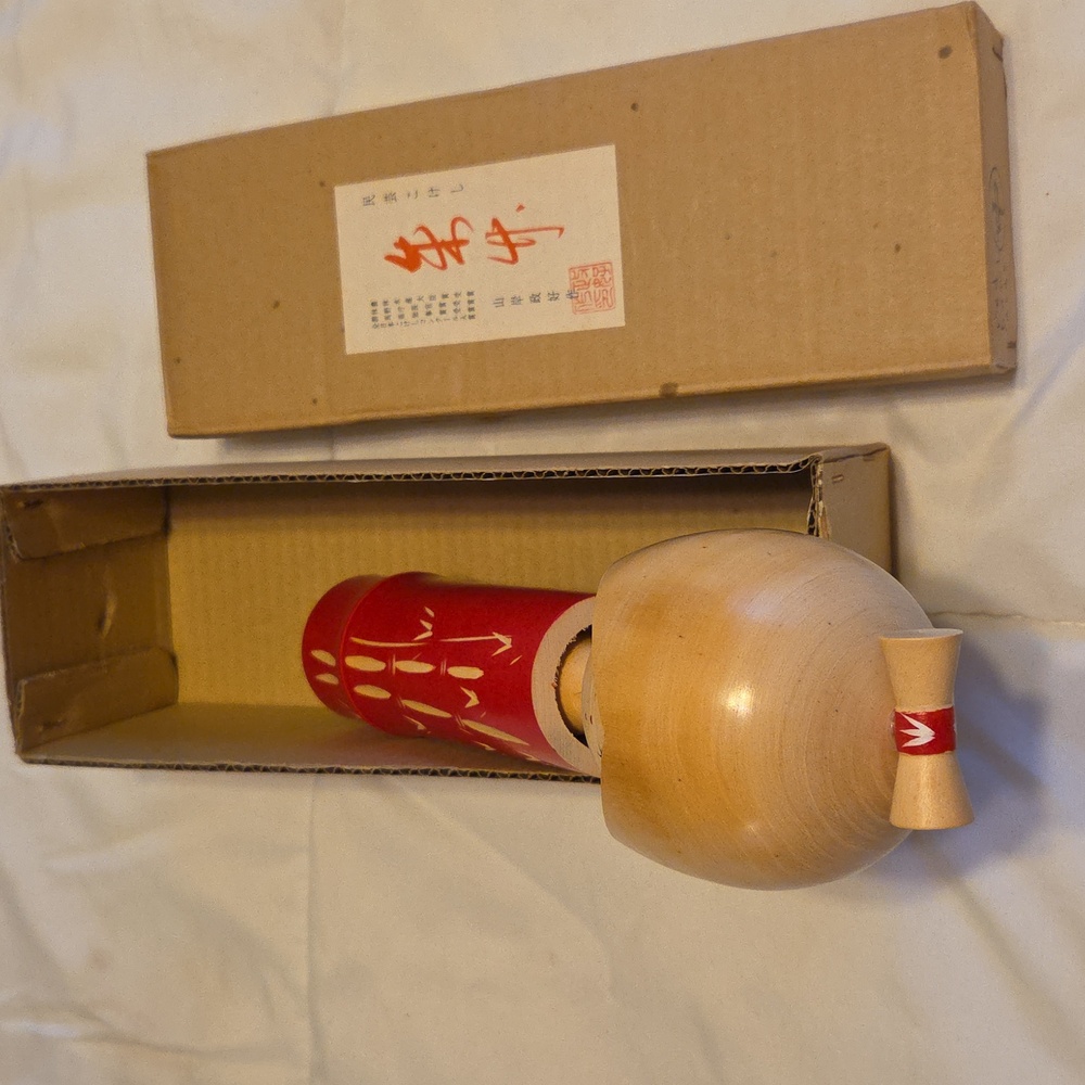 NEW! Vintage Large Masayoshi Yamagishi Kokeshi Doll - Picture 4 of 6